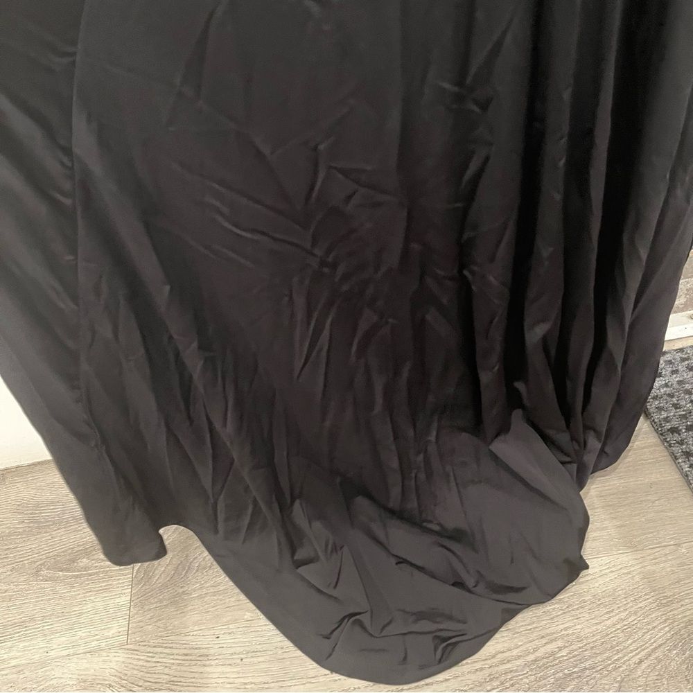 NWT NBD Maxi Dress Black The Sansa Halter Gown V-neck Wedding Guest size XS - Picture 9 of 9